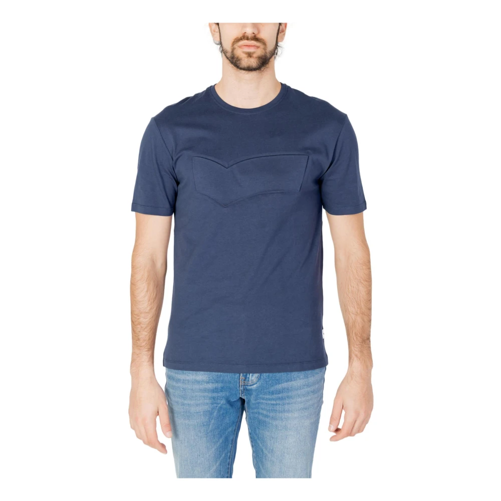 GAS T-Shirts Blue Heren