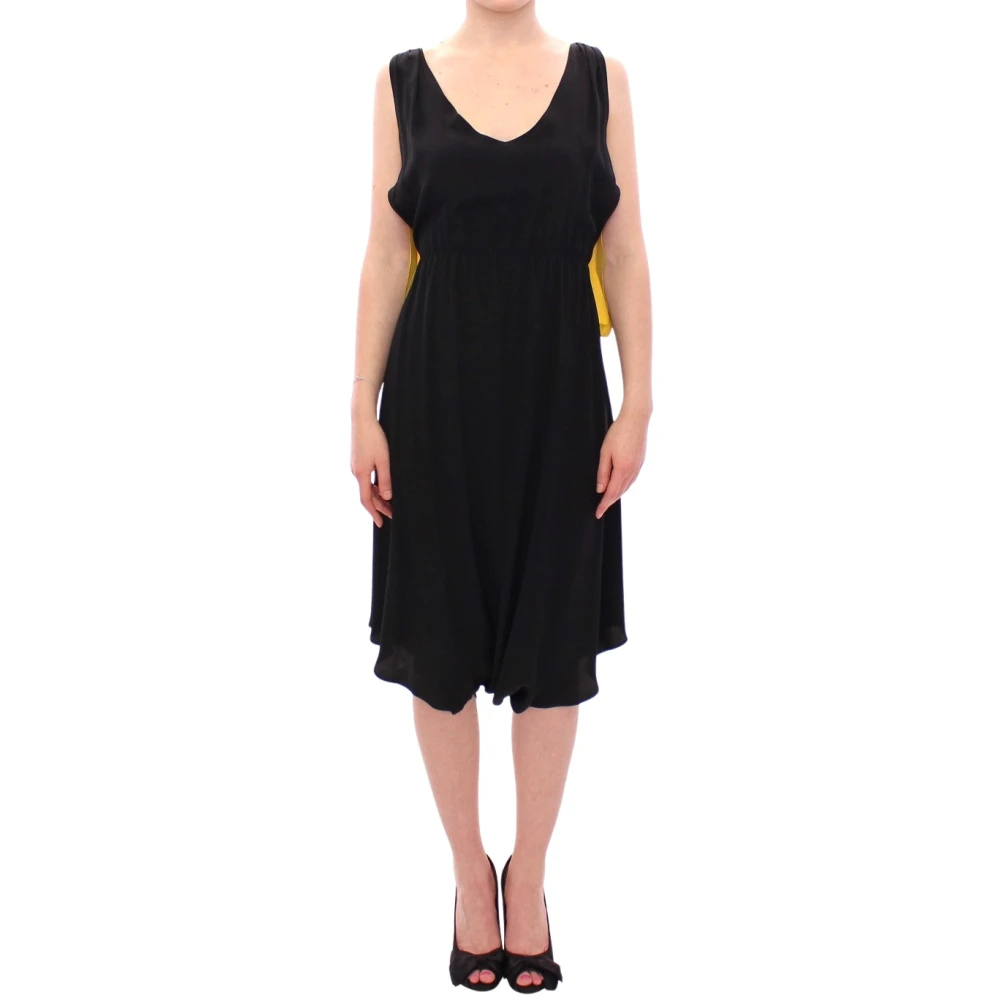 Lamberto Petri Women's Black Shift Dress - Midi Dresses - S - Dresses
