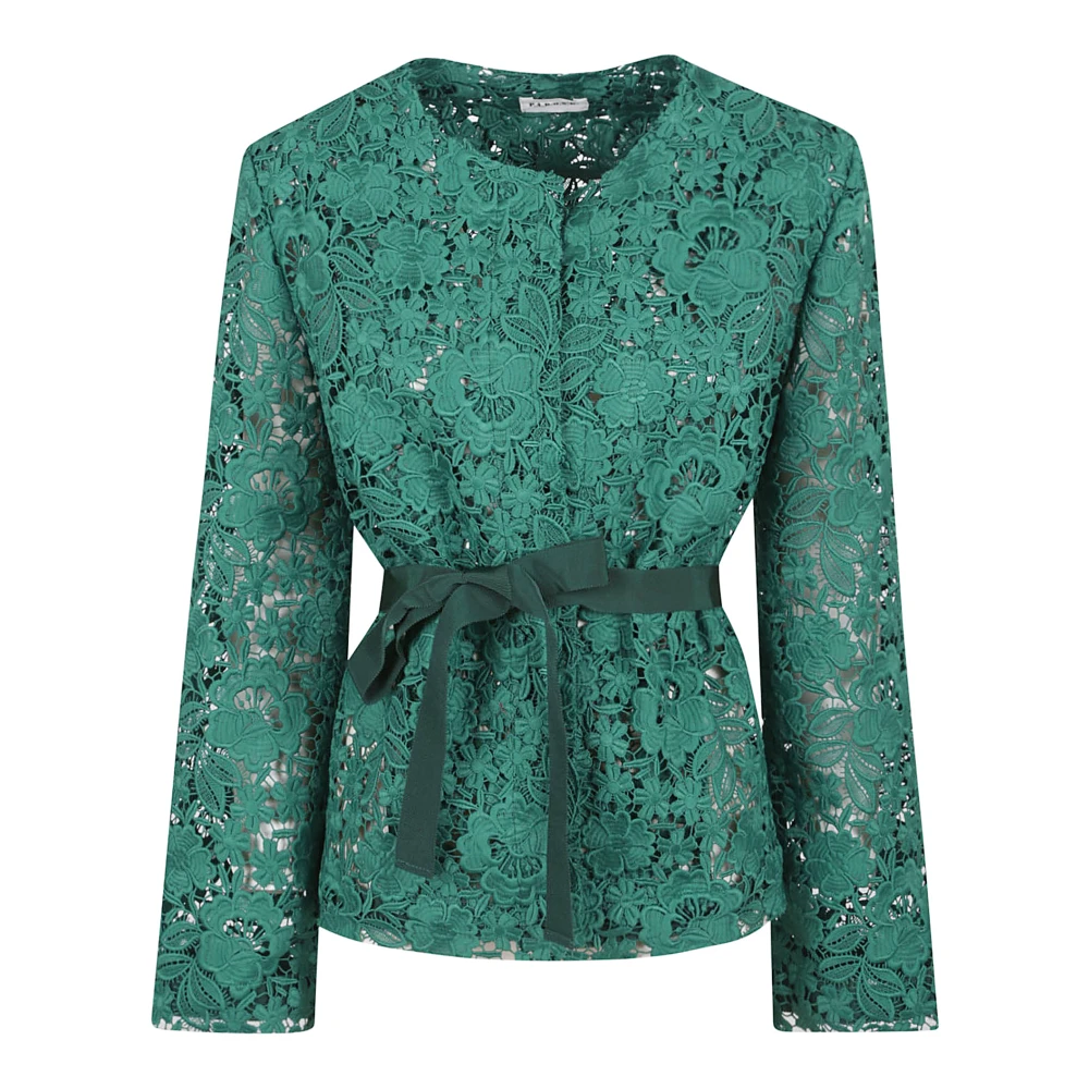 P.a.r.o.s.h. Groene jas voor vrouwen Ss25 Green Dames