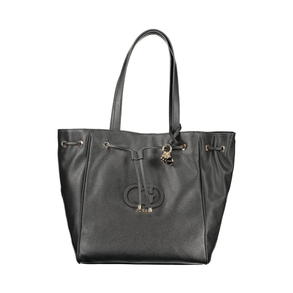 Guess Women's Black Calebra Bag - Shopping Bags - One Size - Bags