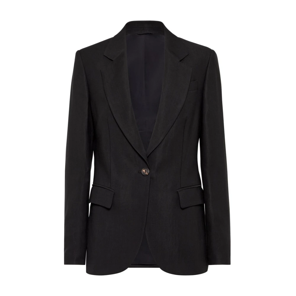 BRUNELLO CUCINELLI Zwarte Herenjassen Black Dames