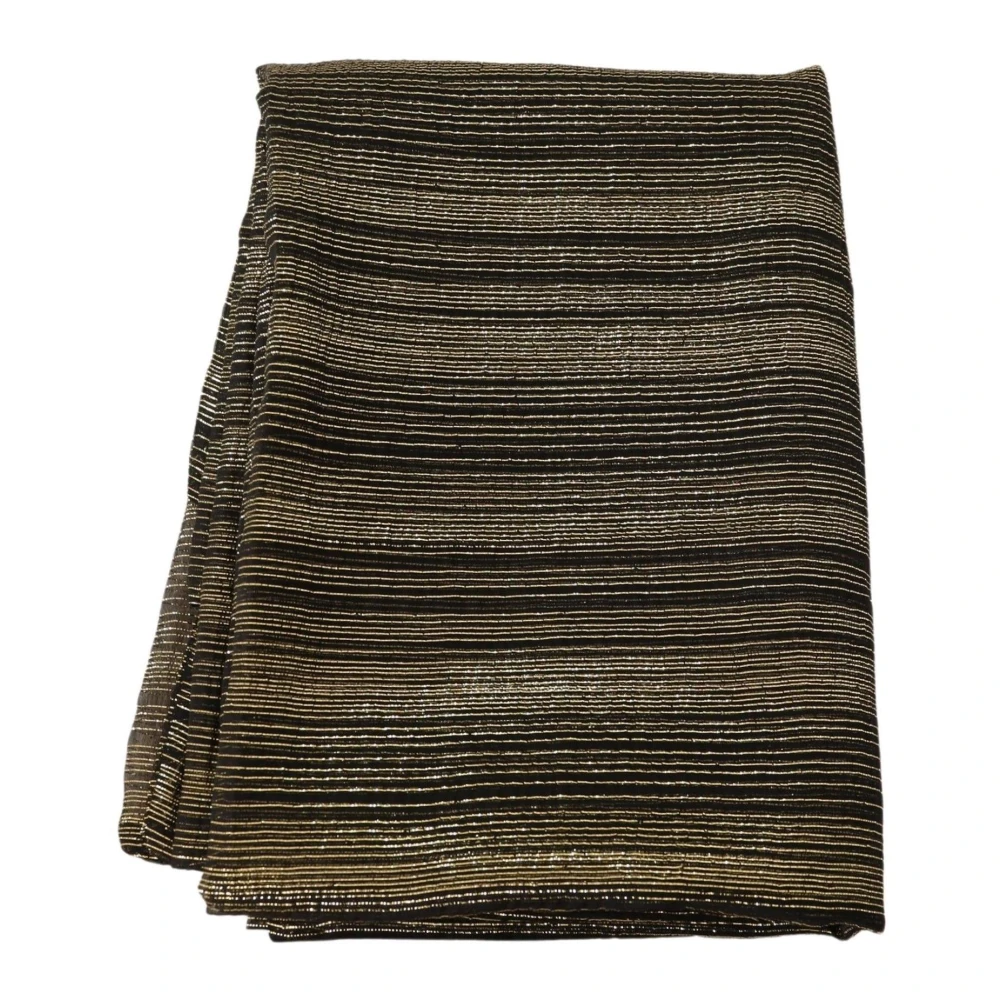 Dolce & Gabbana Women's Gold Silk Scarf For
