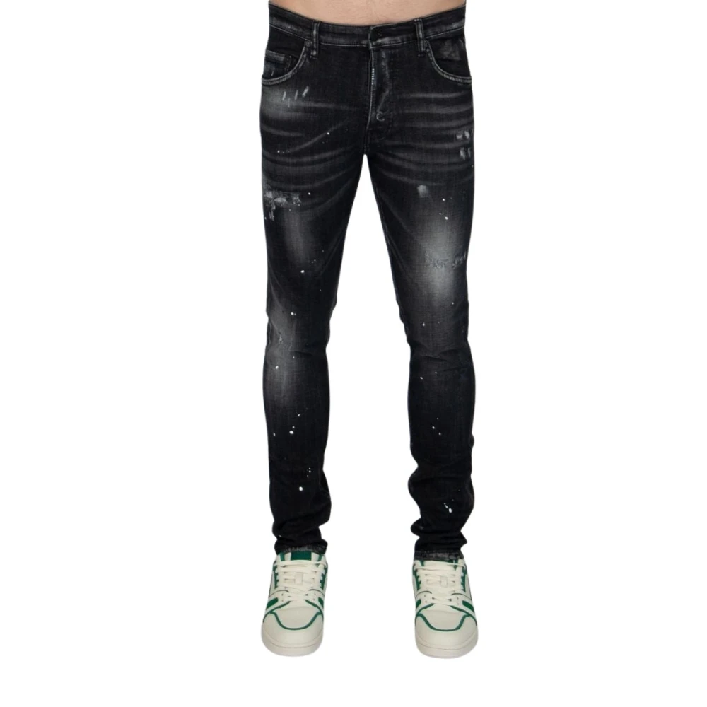 My Brand Midnight Ripped Zwarte Jeans Black Heren