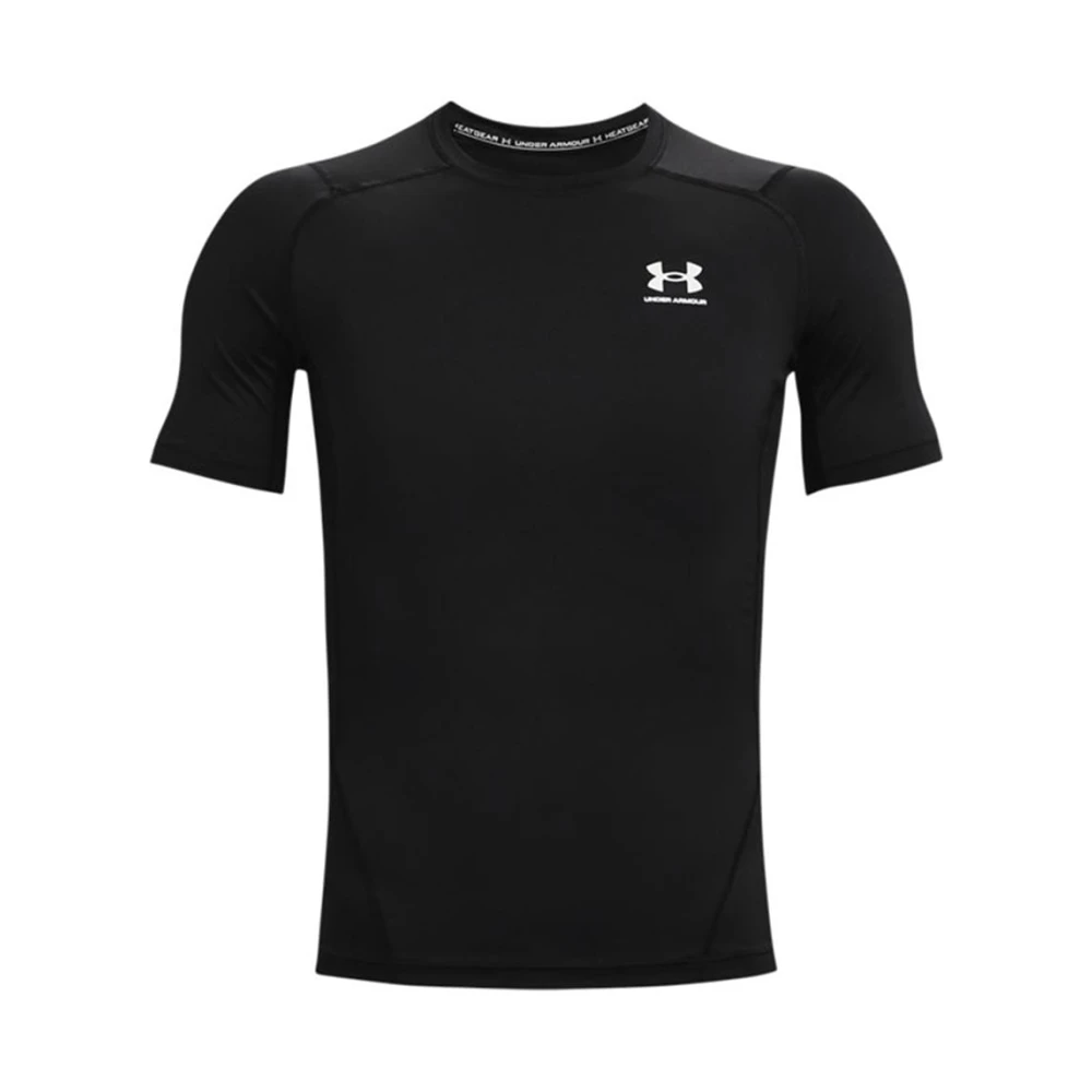 Under Armour Men's Black T-Shirts, 2XL, Compression Short Sleeve Shirt