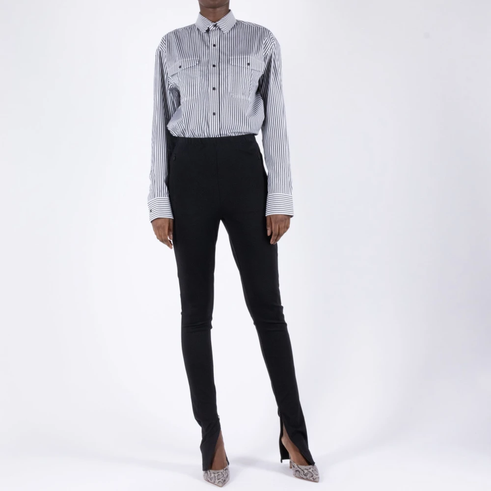 Wardrobe.nyc Oversized Gestreepte Blouse Multicolor Dames