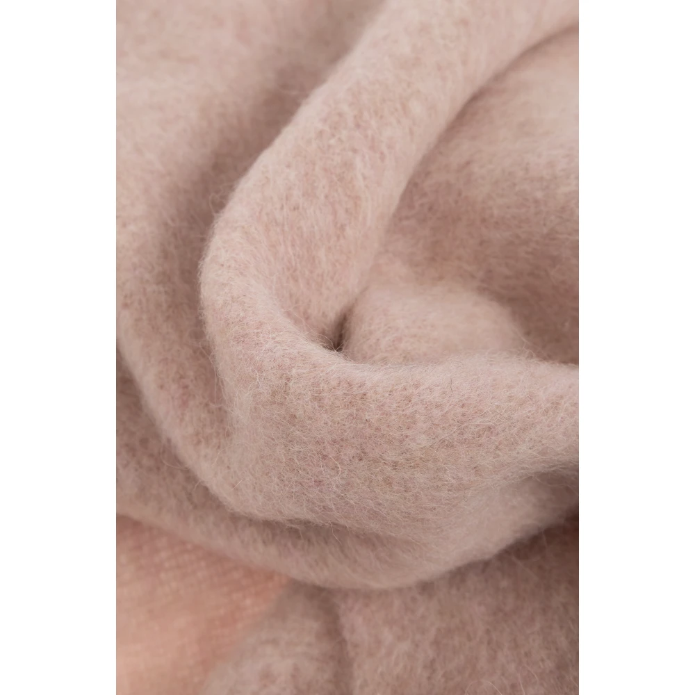 Marni Wollen sjaal met logo Pink Dames