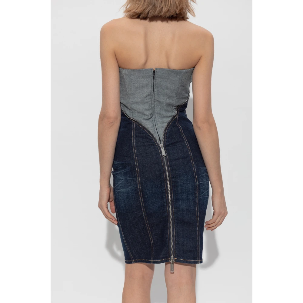 Dsquared2 Denim jurk Blue Dames