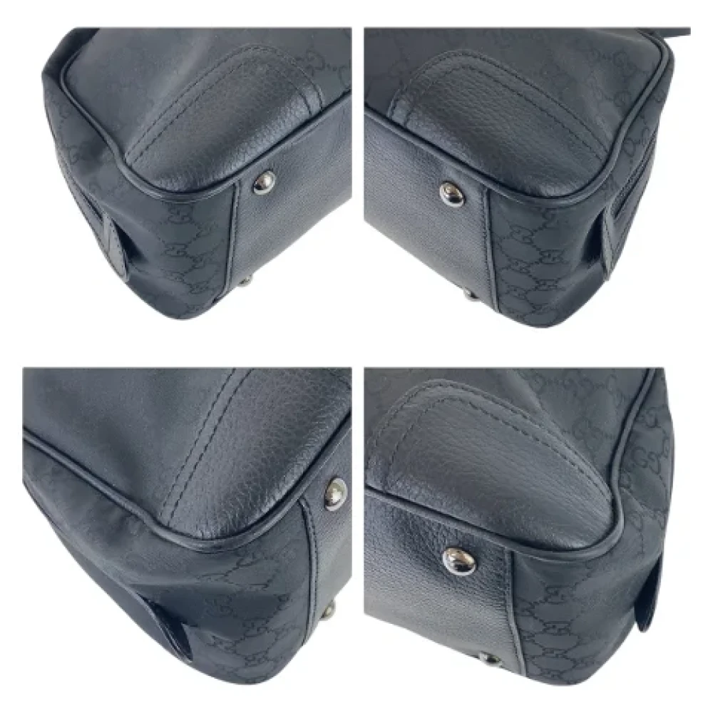 Gucci Vintage Pre-owned Canvas handbags Black Dames