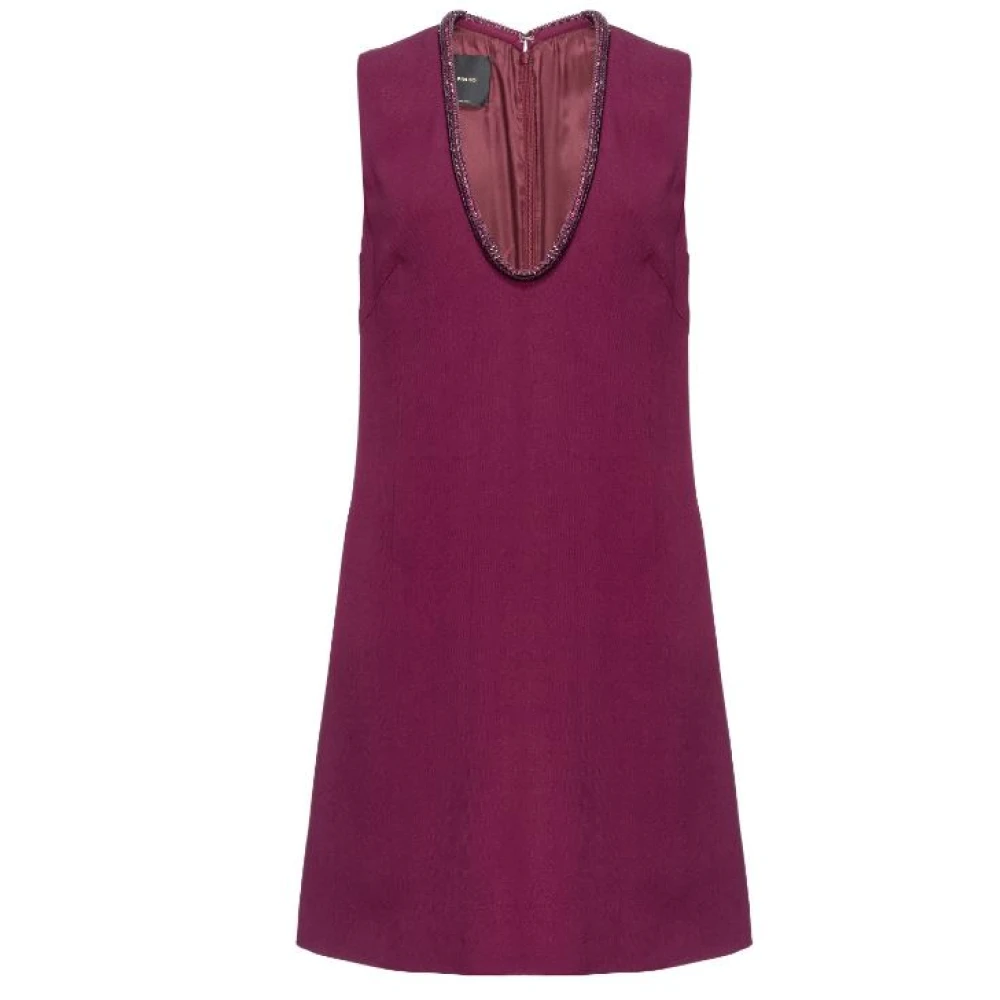 Pinko Elegante Jurken voor Vrouwen Purple Dames