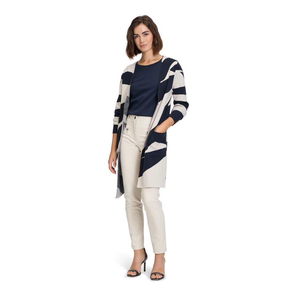 Betty Barclay Grafische Gebreide Jas Multicolor Dames