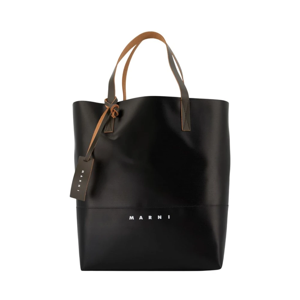 Marni Men's Black Tribeca Shopper Bag - Shopping Bags - One Size - Bags
