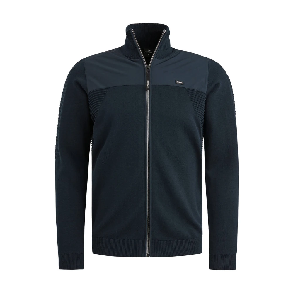 Vanguard Ritssluiting Jas Katoen Modal Blue Heren
