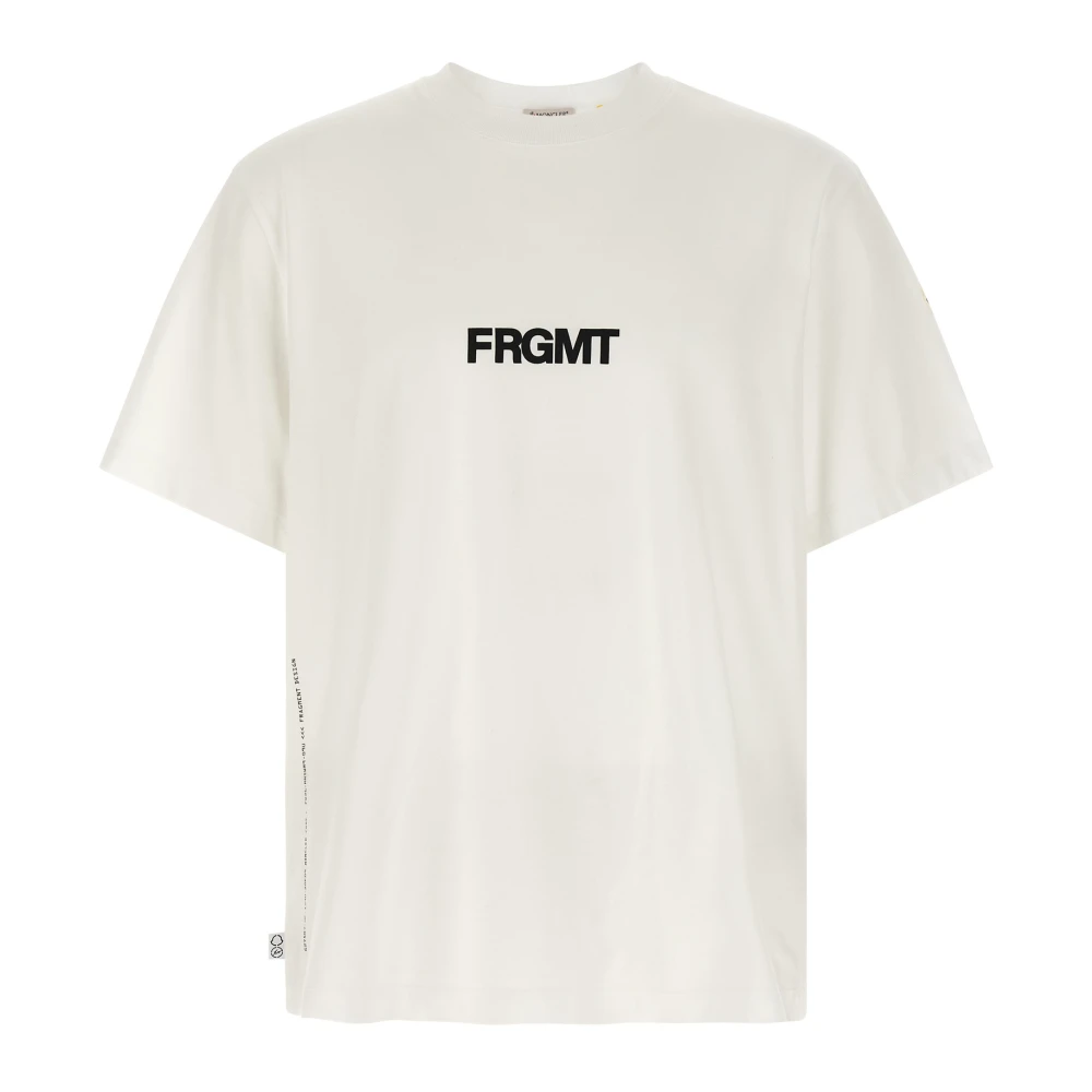 Moncler Genius Men's White X Fragt T-Shirt Logo - Image 4