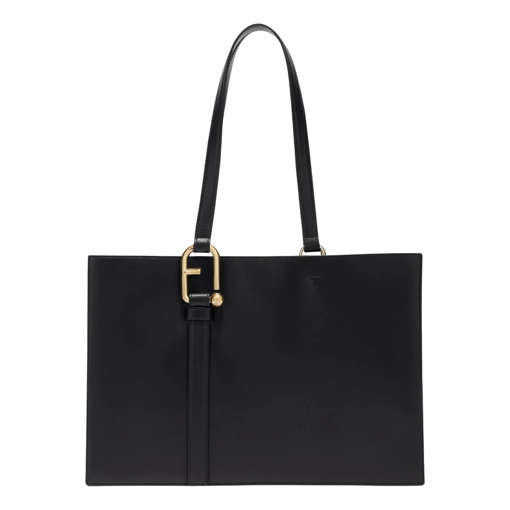 Furla Damski Czarny Torebki, Kobieta, One Size, Torba Nuvola Tote