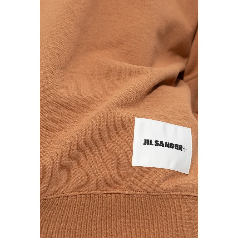 Jil Sander T-shirt met logo Brown Dames