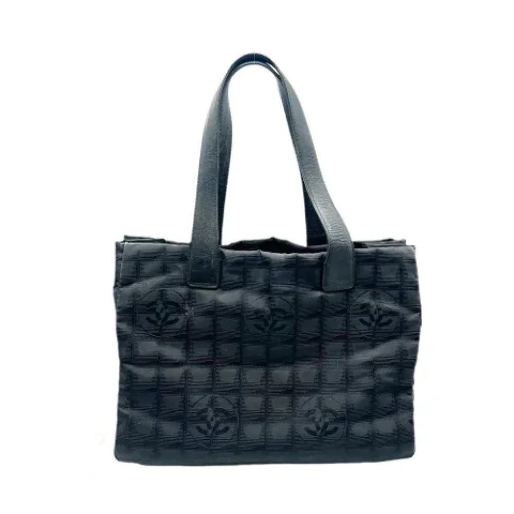 Chanel Vintage Pre-owned Nylon chanel-bags Black Dames