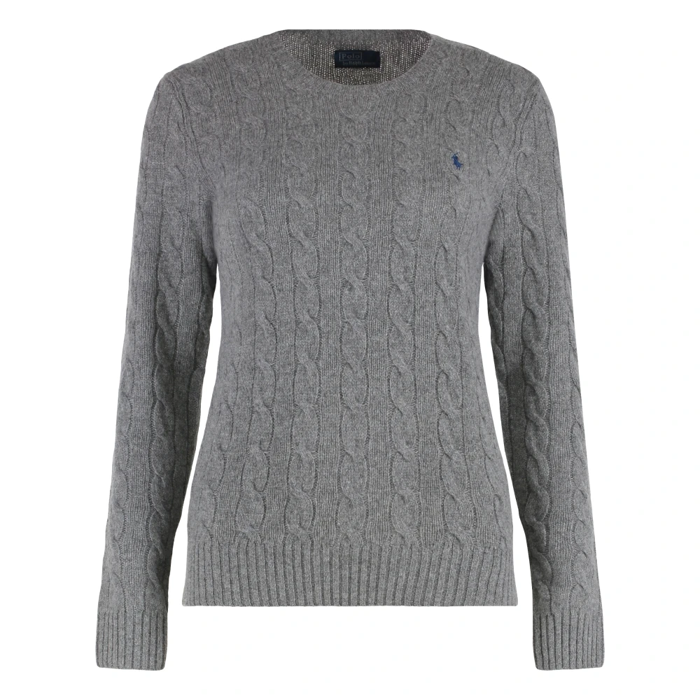 Polo Ralph Lauren Women's Gray Cable Knit Jumper