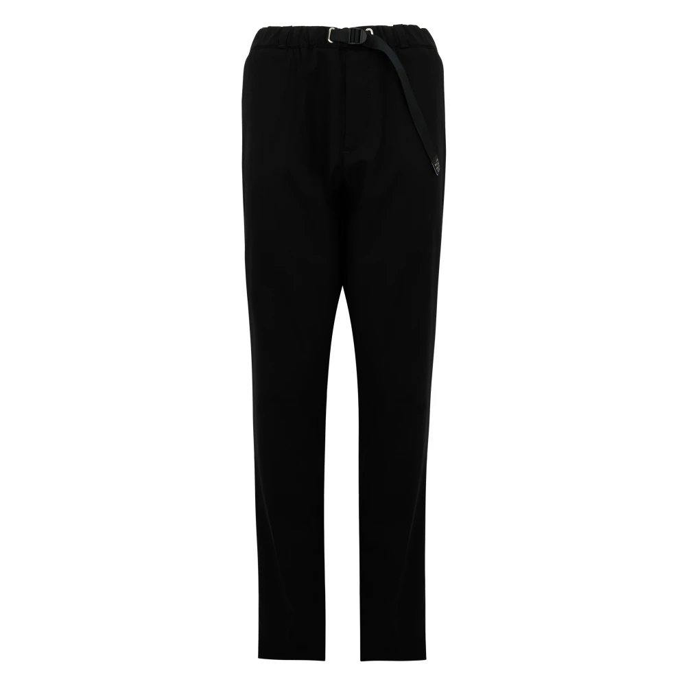 White Sand Zwarte Riem Broek Elastische Taille Heren Black Heren