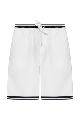Bomullsshorts med tryck