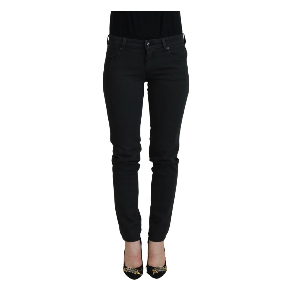 Ermanno Scervino Women's Black Slim Fit Denim Jeans