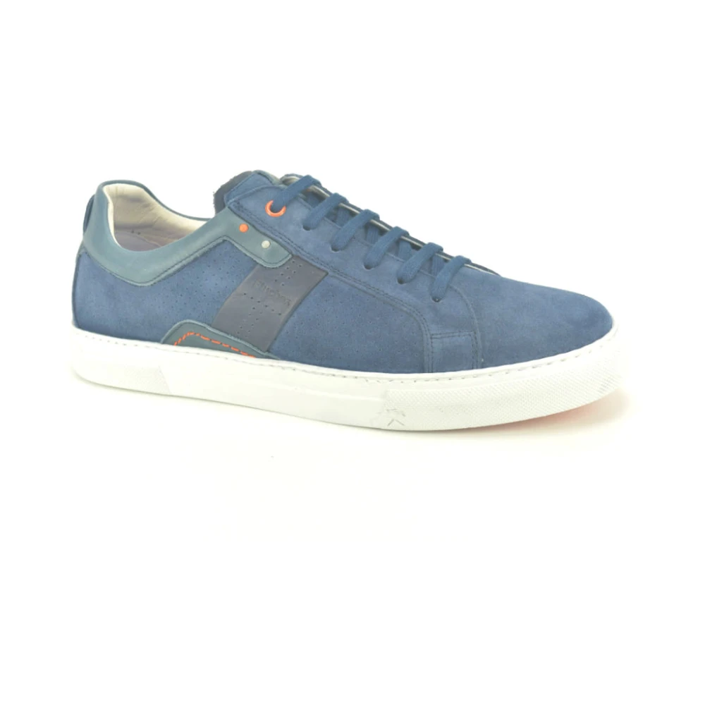 Fluchos Daim Sneaker N. Heren Schoenen Blauw