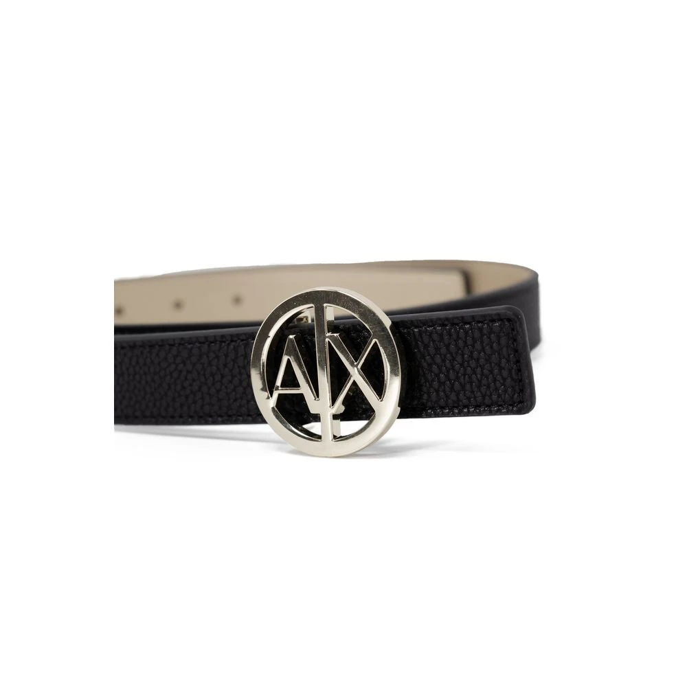 Armani Exchange Polyester Riem voor Vrouwen Lente Zomer Collectie Black Dames