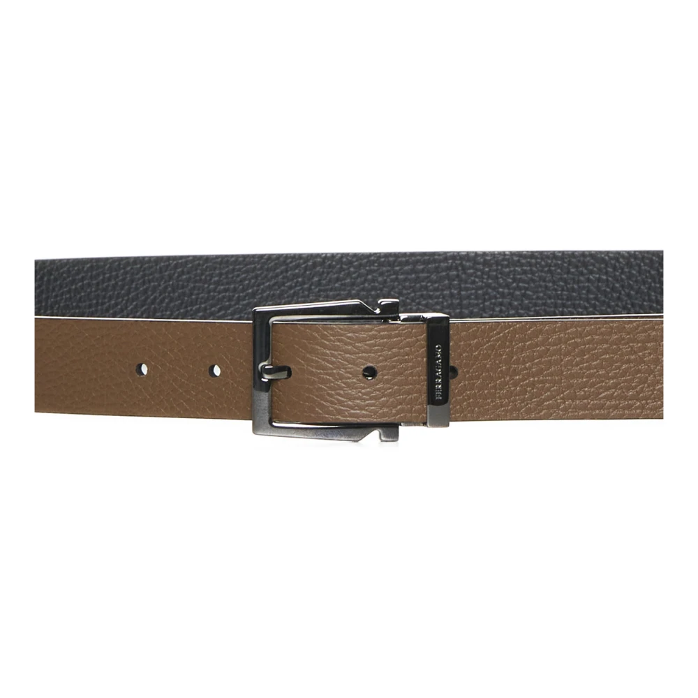 Salvatore Ferragamo Stijlvolle Riemencollectie Black Heren