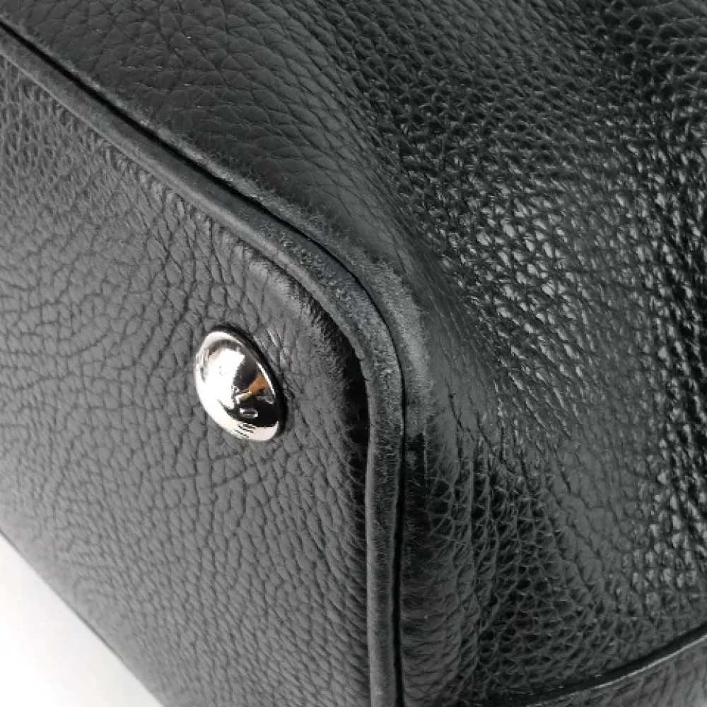 Louis Vuitton Vintage Pre-owned Leather totes Black Dames
