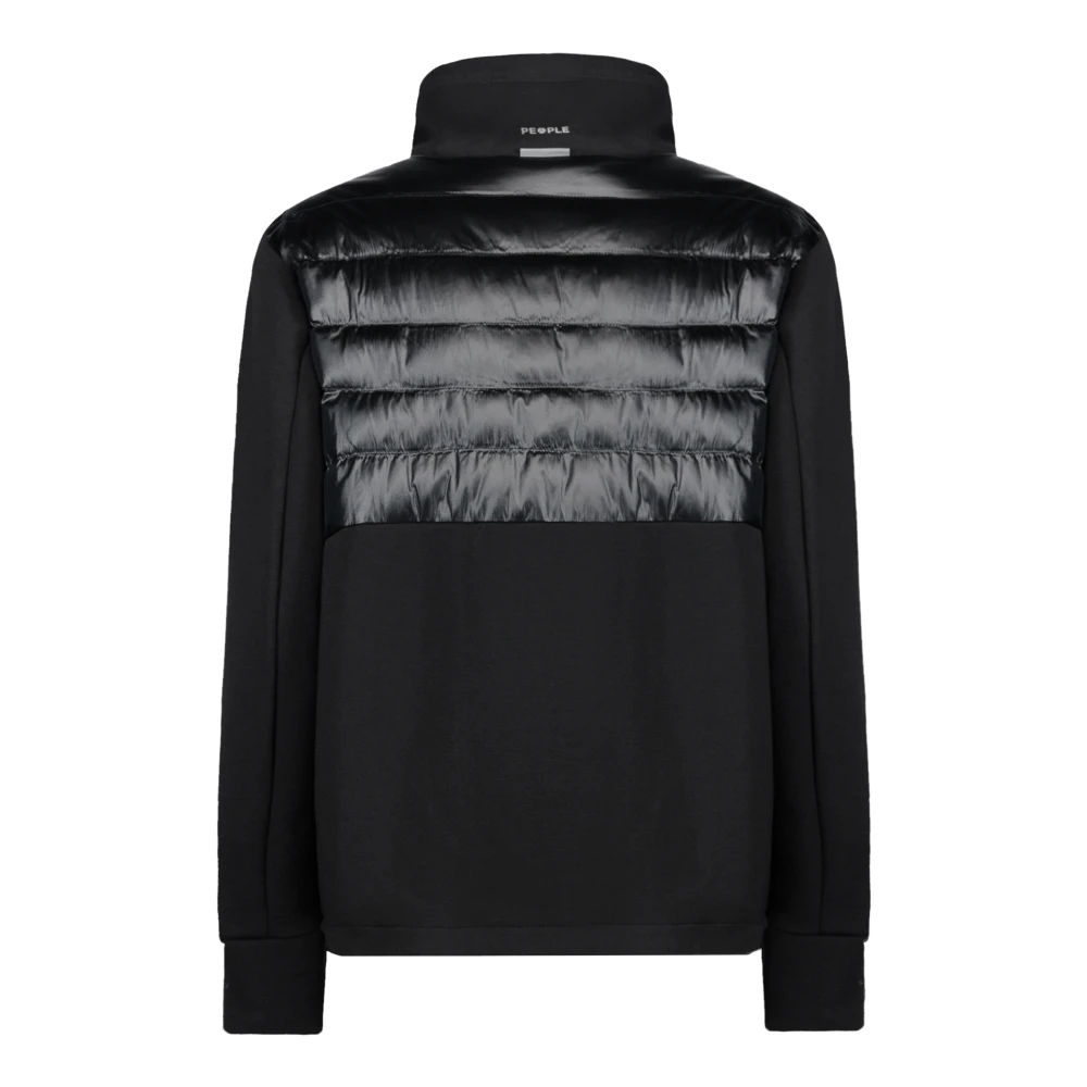 People of Shibuya Gewatteerd Nylon Sweatshirt Jack Black Dames