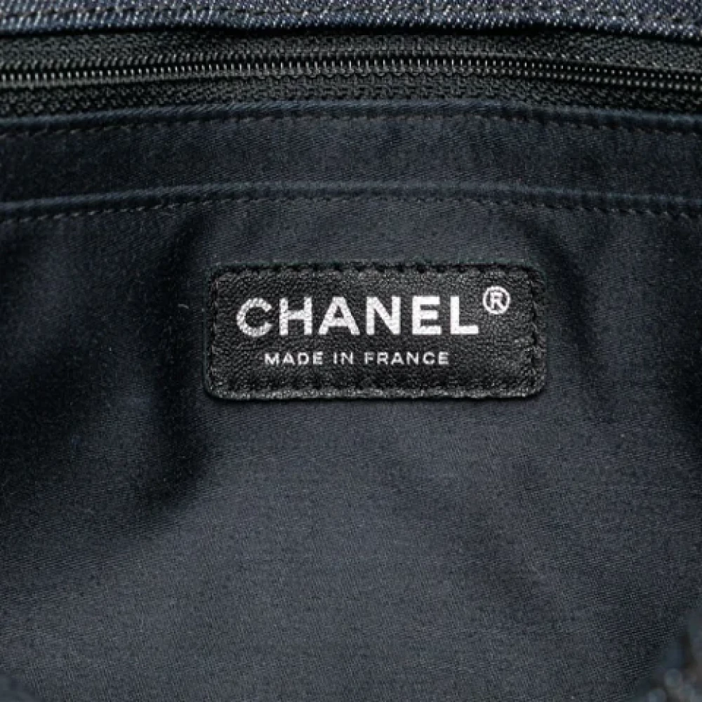 Chanel Vintage Pre-owned Denim chanel-bags Blue Dames