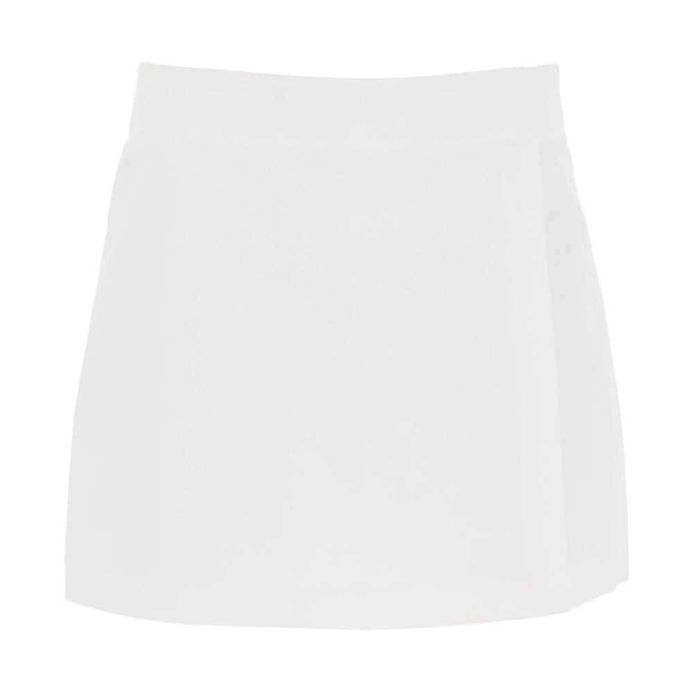 Chloé Veckad Mini Kjol White, Dam