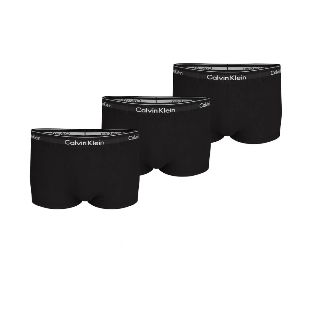 Calvin Klein - Schwarze Baumwollboxer Low Rise Trunk - Underwear - Herren - Schwarzk - L - Bild 13