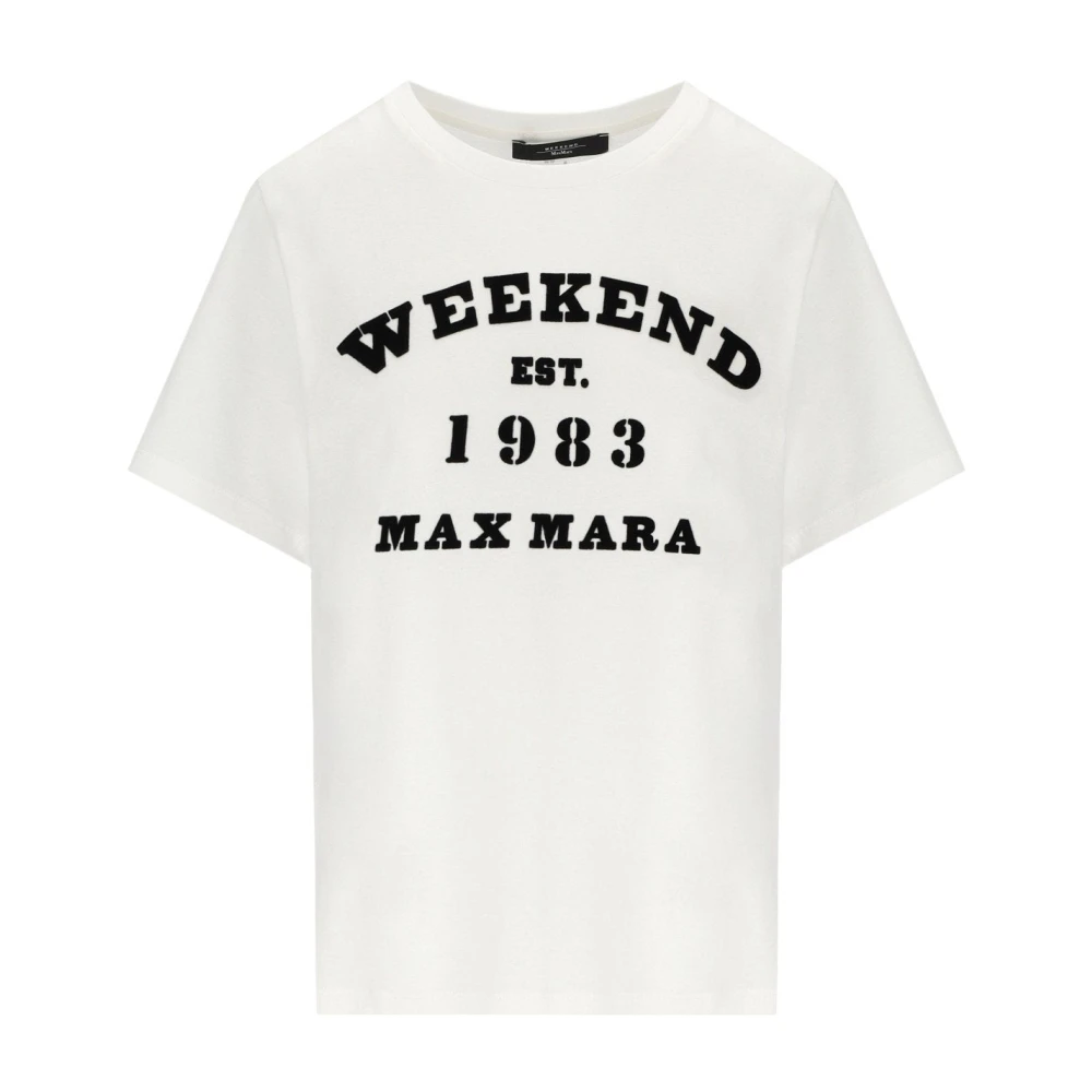 Weekend Max Mara Women's White T-Shirts, L, Tenue T-Shirt