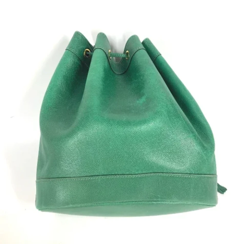 Hermès Vintage Pre-owned Leather shoulder-bags Green Dames
