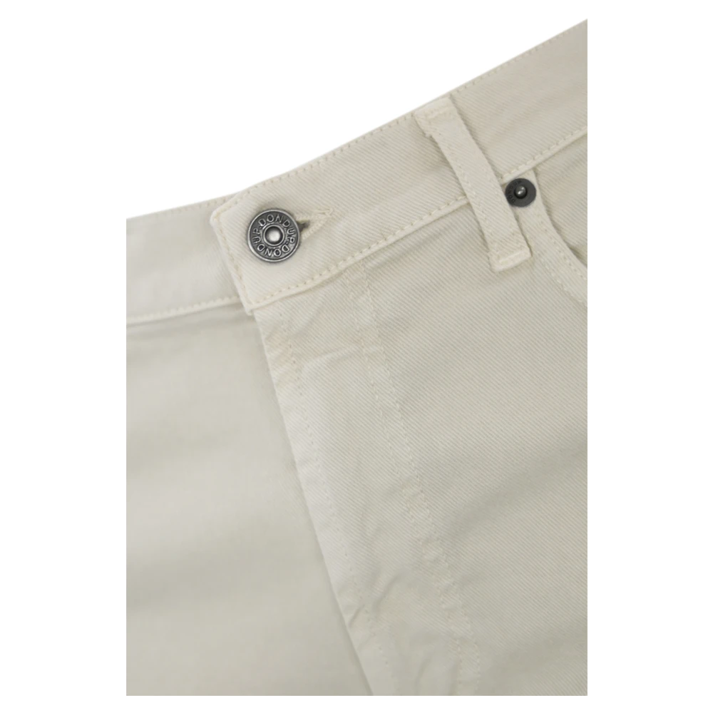 Dondup Crème Loose Fit Broek Beige Dames