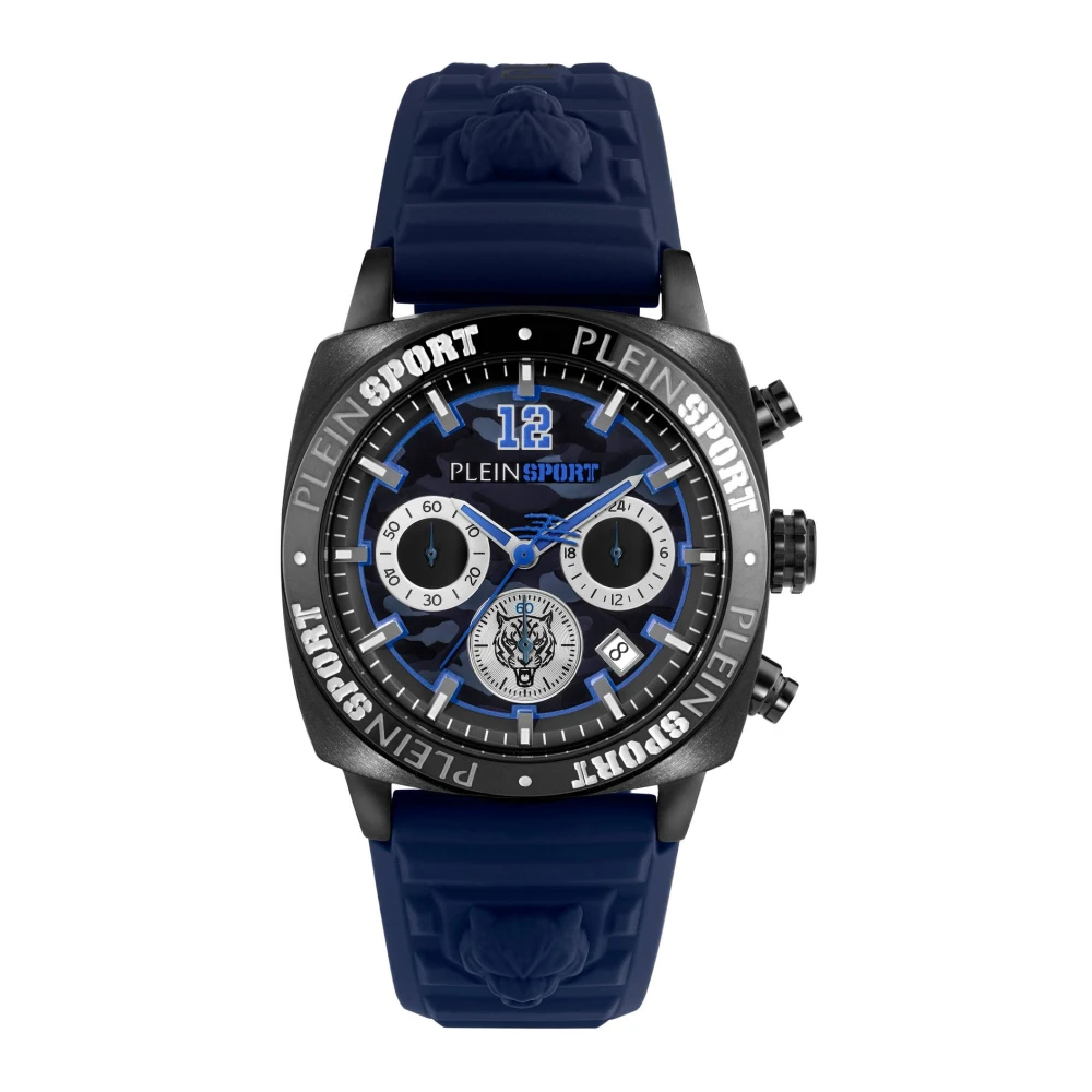 Philipp Plein Men's Blue Wildcat Chrono 40Mm Watch
