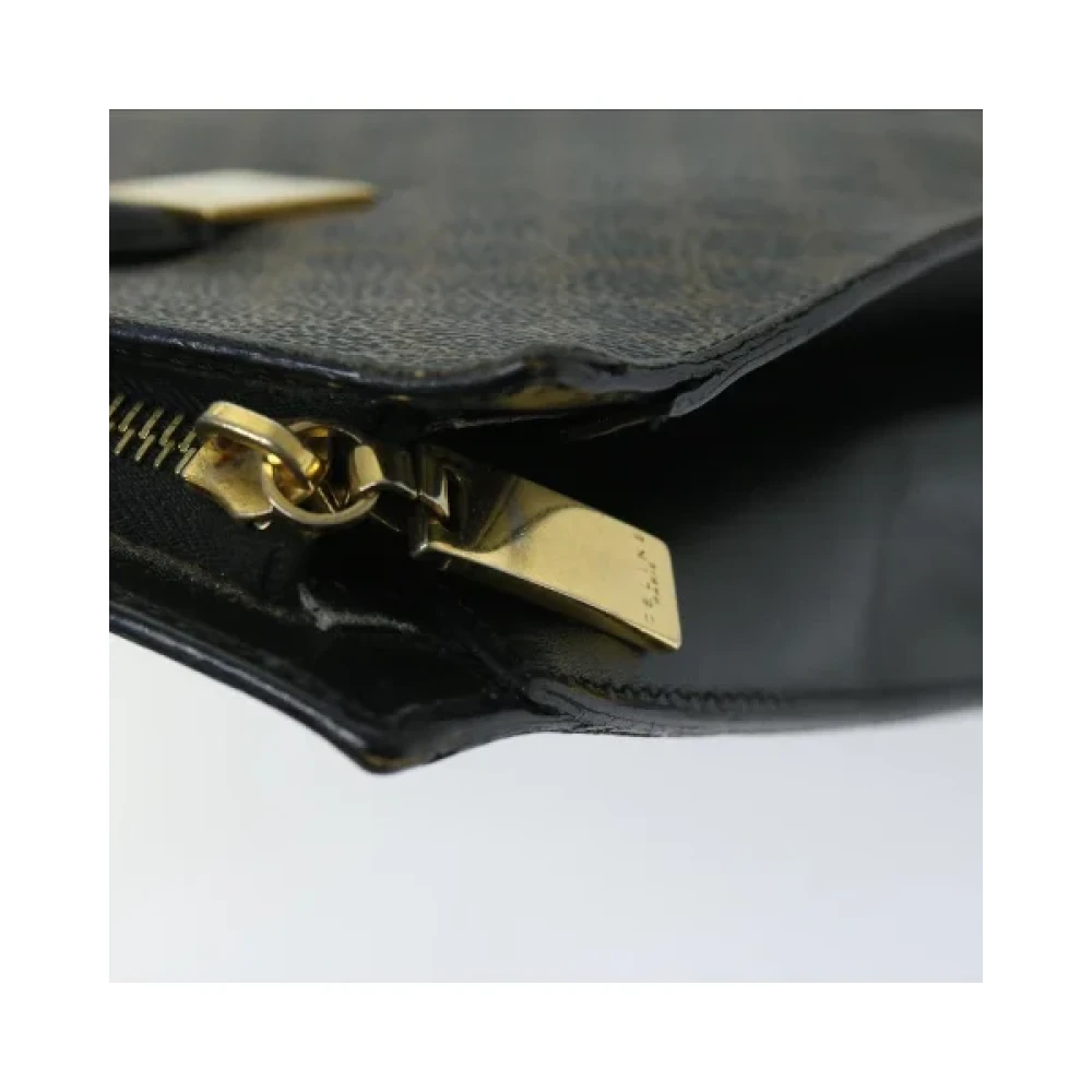 Celine Vintage Pre-owned Leather handbags Black Dames
