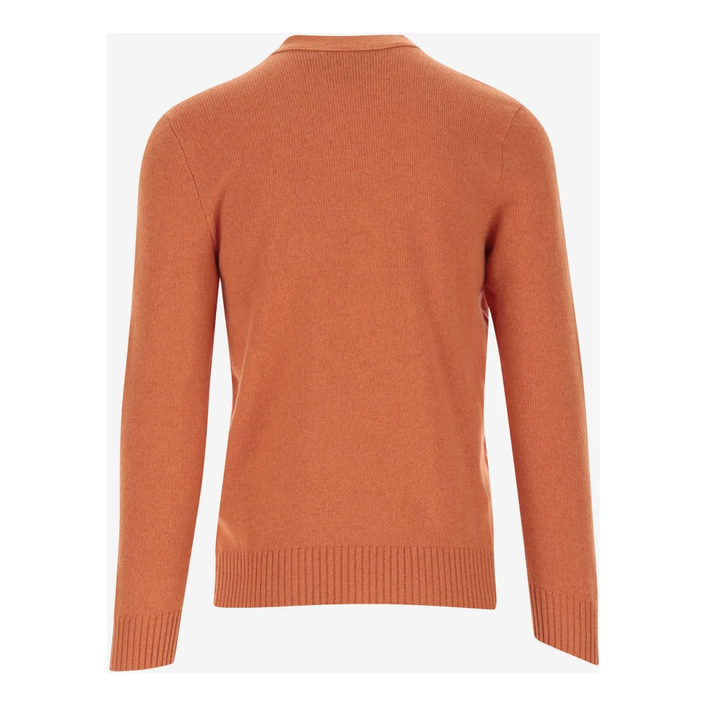 Polo Ralph Lauren Luxe Cashmere V-hals Vest Orange Heren