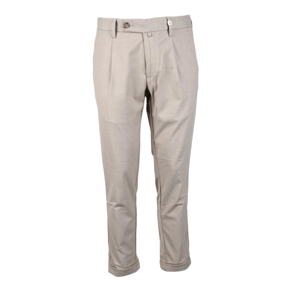 Myths Elegante broek met elastanmix Gray Heren