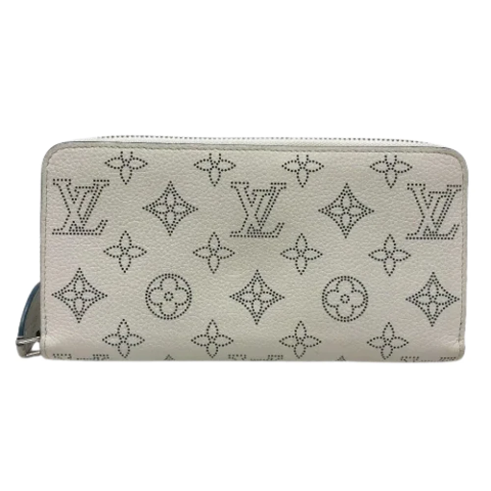 Louis Vuitton Vintage Pre-owned Fabric wallets White Dames