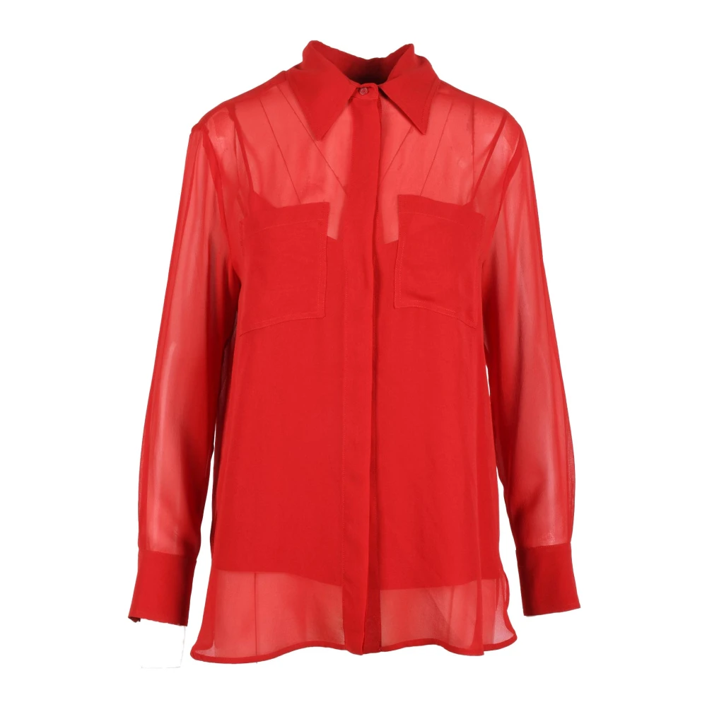 Max Mara Studio Skjorta Red, Dam