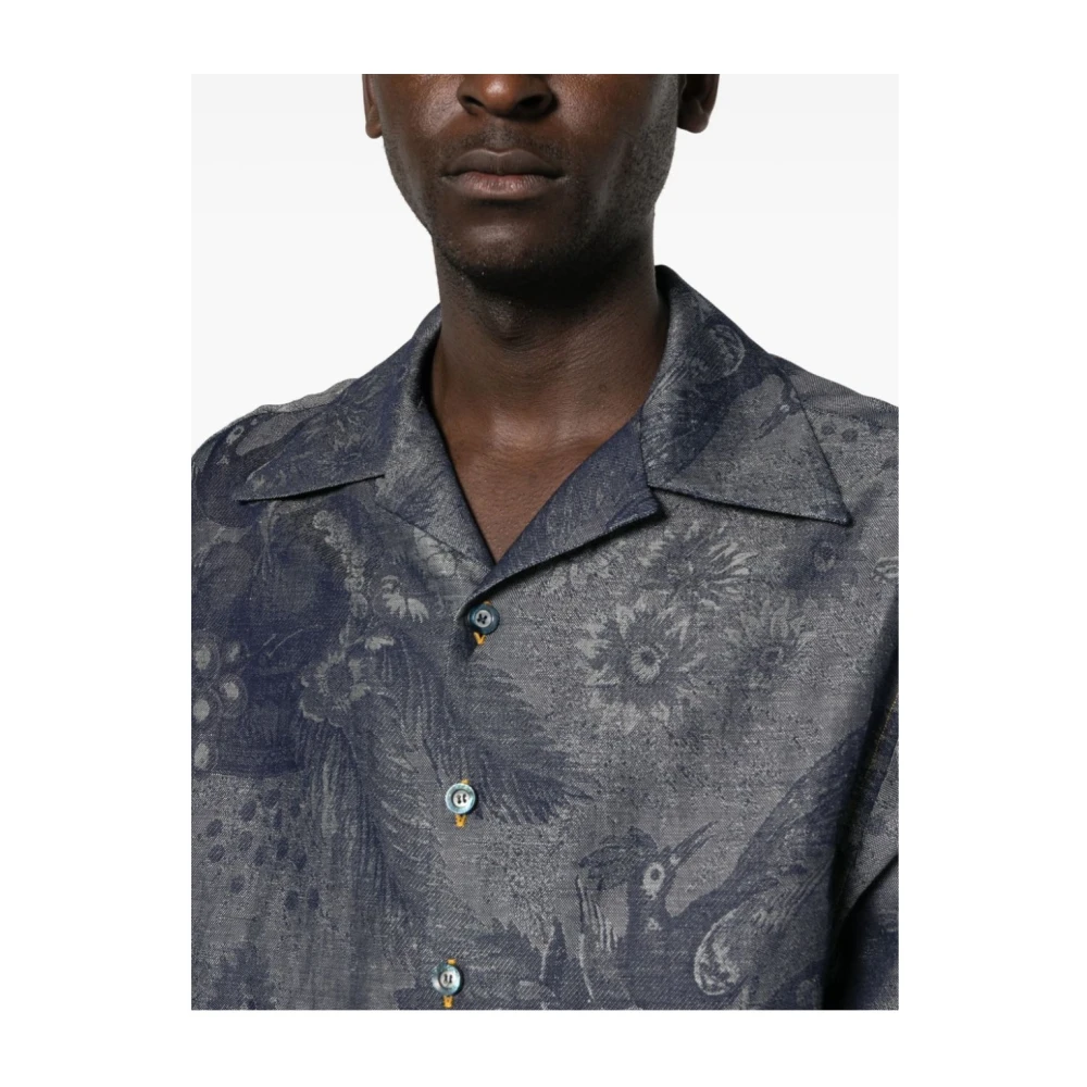 ETRO Casual Overshirt Elevate Modern Style Comfort Multicolor Heren