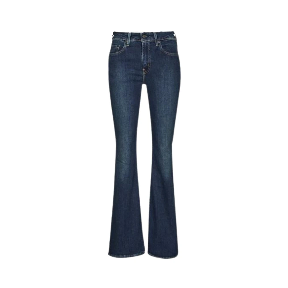 Levi's Blå Flare Swell Byxor Blue, Dam