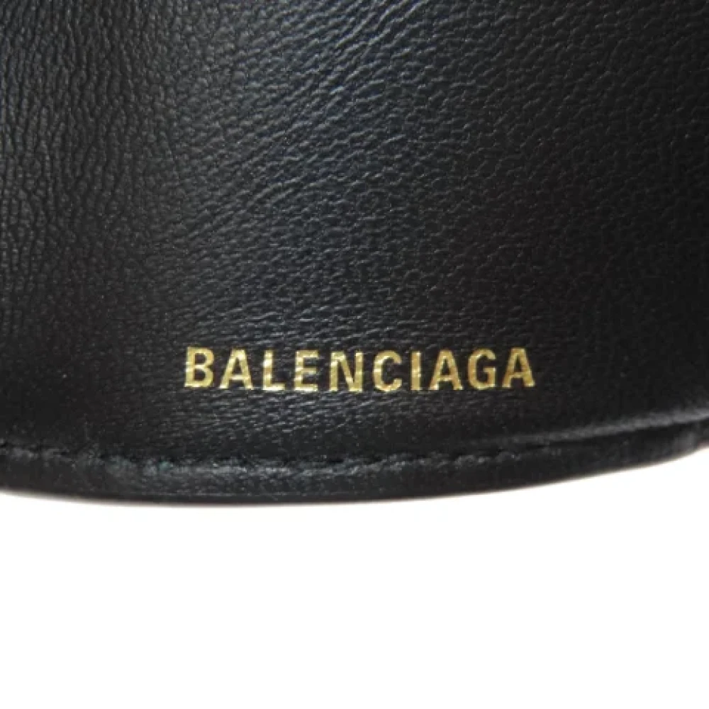 Balenciaga Vintage Pre-owned Leather wallets Black Dames