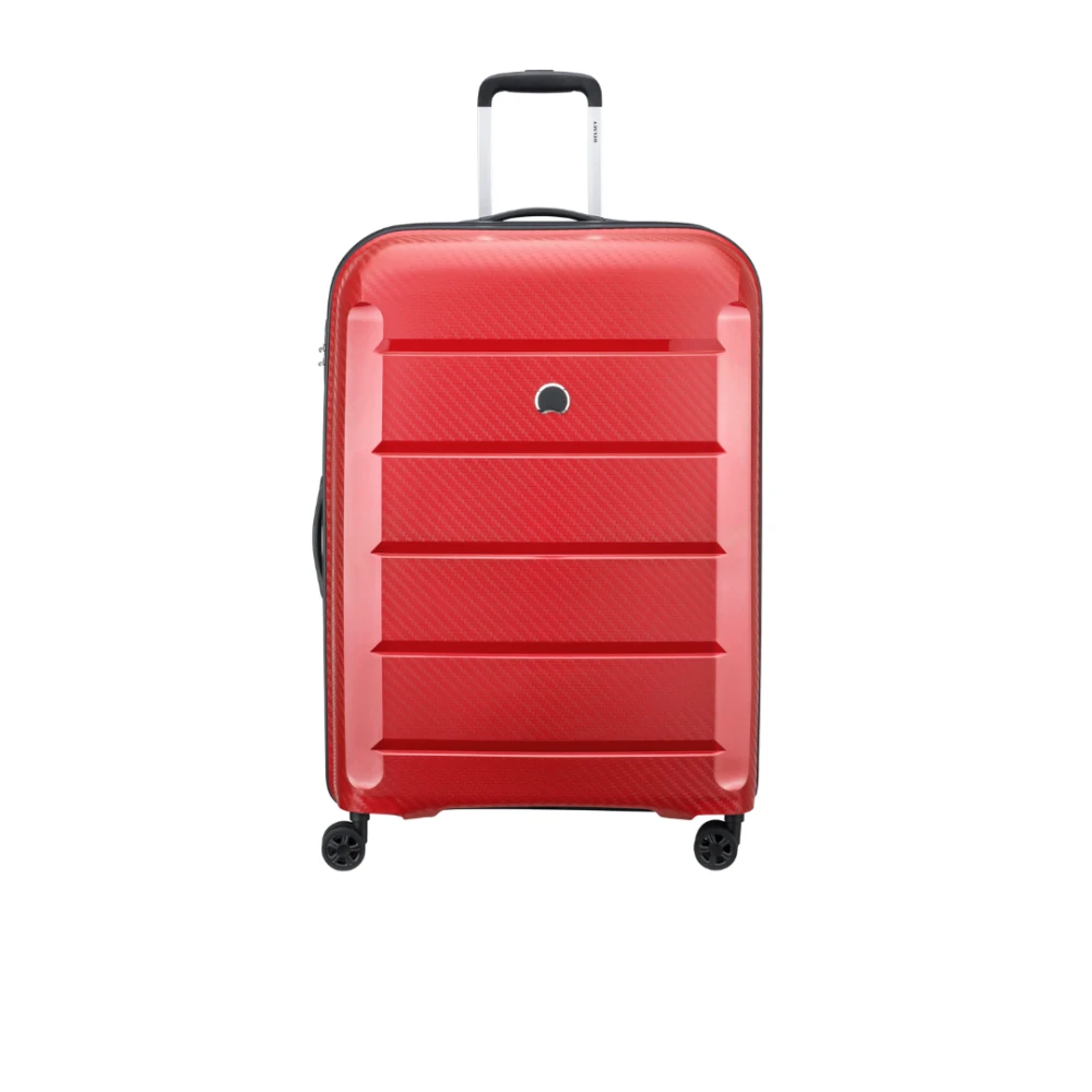 Delsey Unisex Röd Resväskor One Size, Stora Resväskor