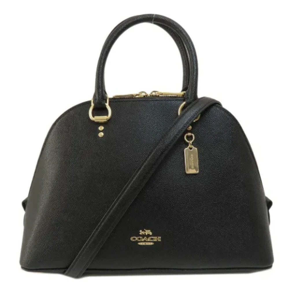 Coach Pre-owned Leather handbags Black Dames