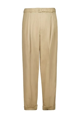 Slim-Fit Technical Cotton Pants