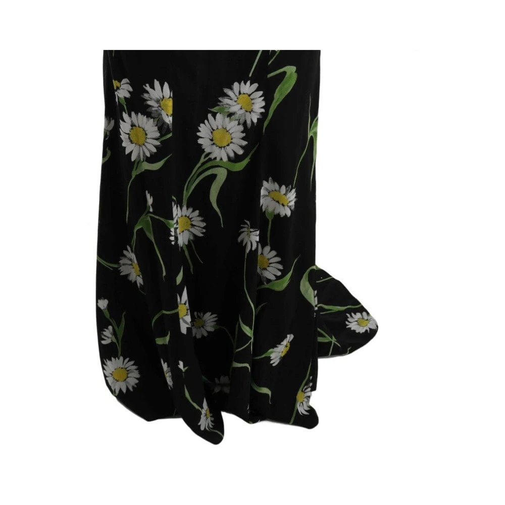 Dolce & Gabbana Prachtige Zijden Jurk Black Dames