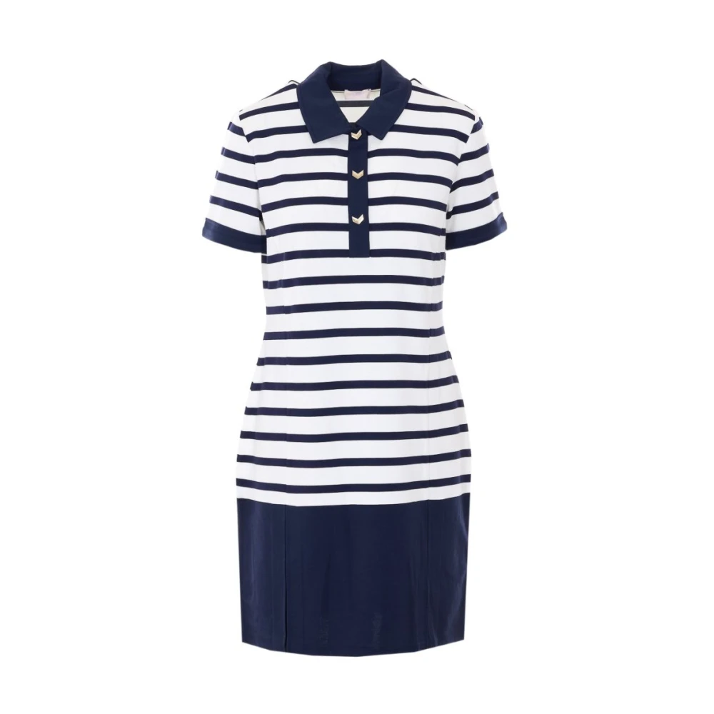 Liu Jo Vrouw Wit Kleedjes Dames, Xs, Striped Dress