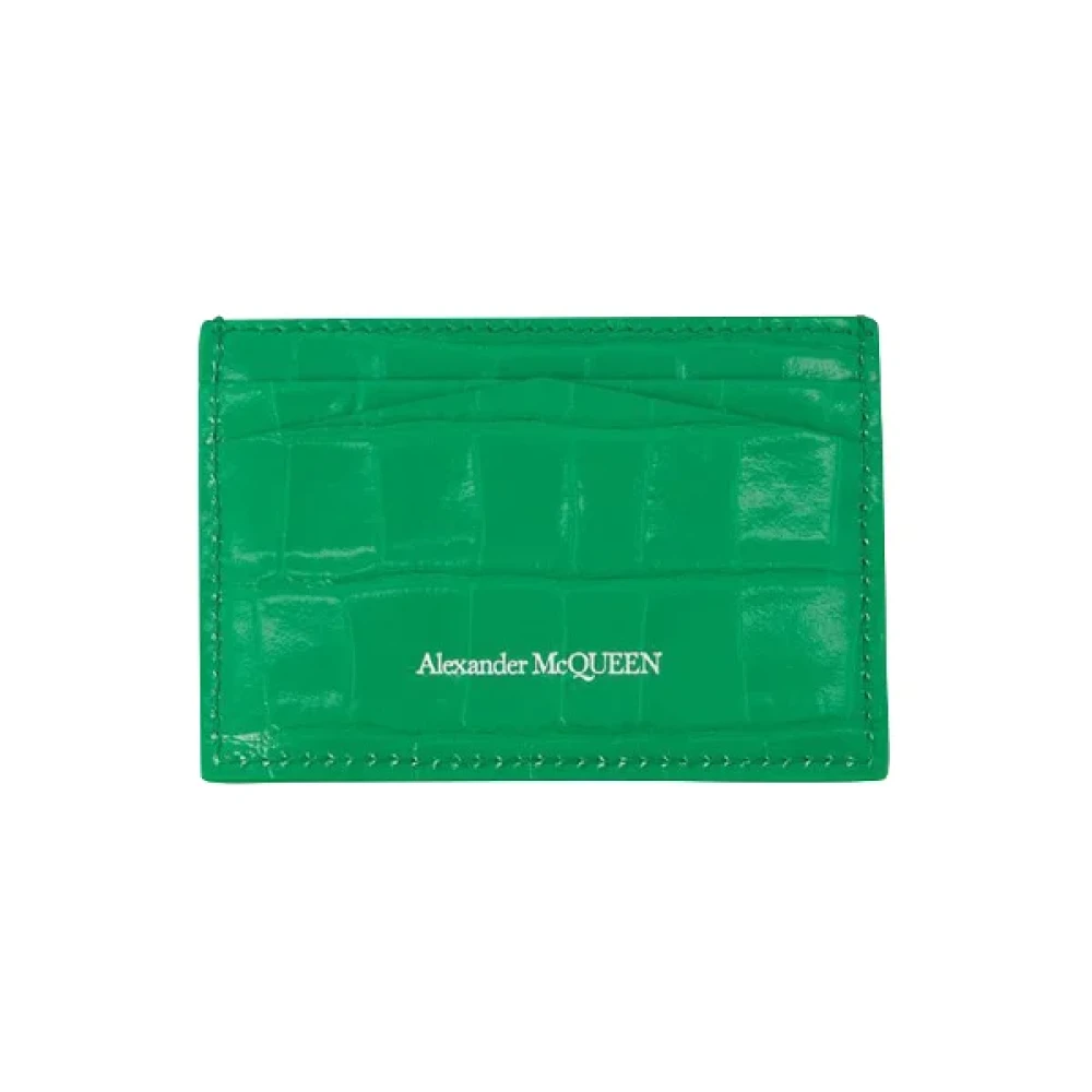 Alexander mcqueen Leather wallets Green Dames